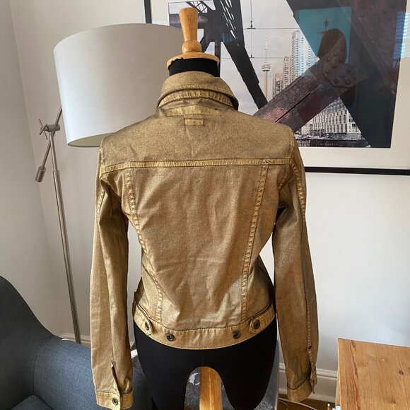 Gold Jean Jacket - Picture 4 of 10